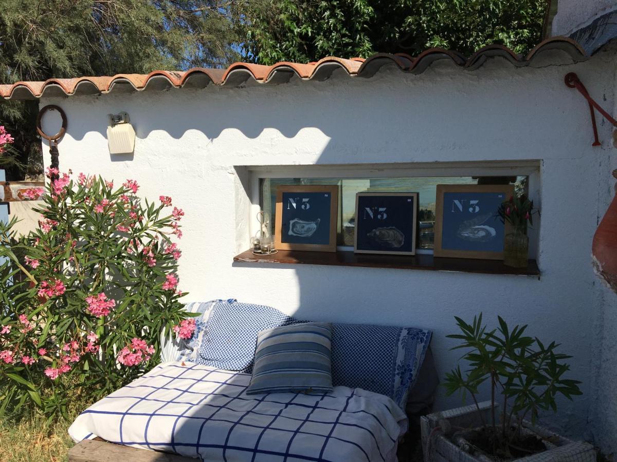 Cabanon De Pecheur En Bord De Lagune Sete Bagian luar foto